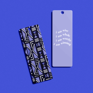 The W Affirmation Bookmark