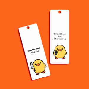 Ducky Fuzz Bookmark