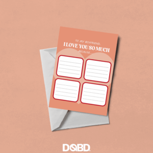 I Love You So Much Because . . .